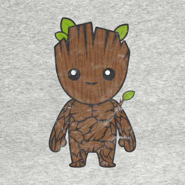 Kawaii Groot (Guardians of the Galaxy) by gabradoodle